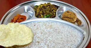 Payar Kanji ( chammanthi, pickle, pappadam )