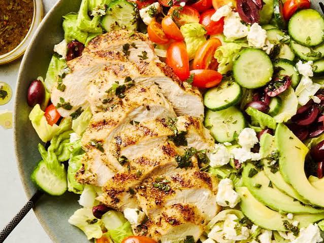 Grilled chicken salad