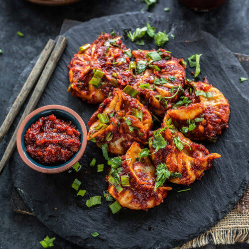 Chicken Schezwan Momos